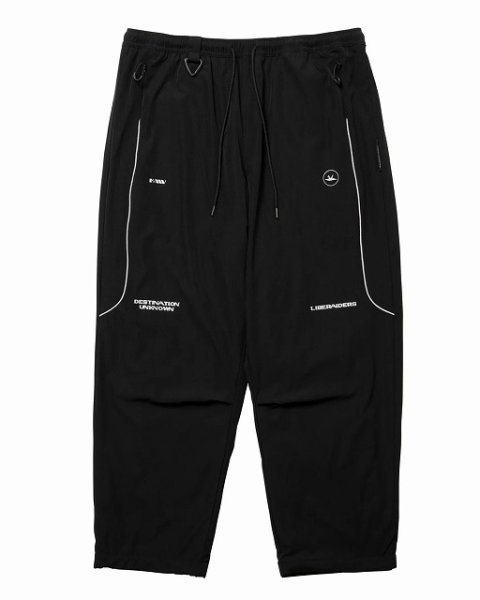 画像2: Liberaiders(リベレイダース)  OCTA TRACK PANTS (BLACK) OCTAトラックパンツ (ブラック) イージーパンツ 立体カッティング リフレクターパイピング Octa® オクタ® BEA (2)