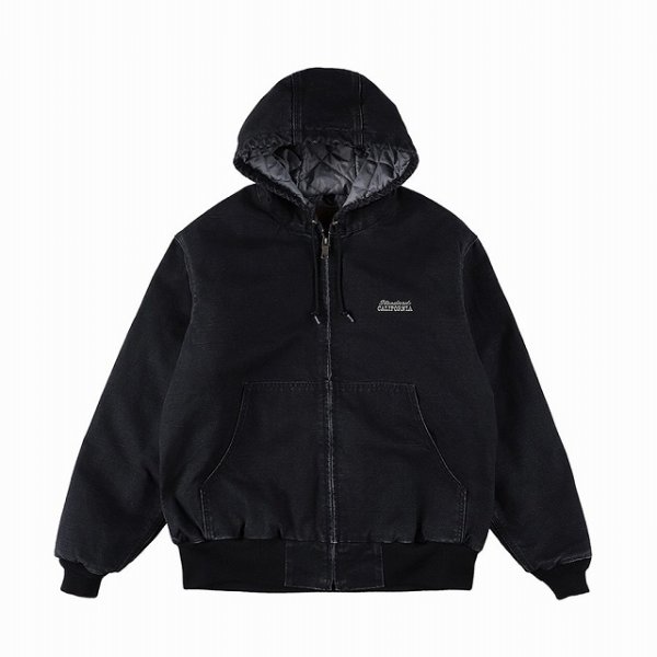 画像1: STANDARD CALIFORNIA [スタンダードカリフォルニア] SD Duck Hood Jacket Vintage Wash (Black) SD ダックフードジャケット ヴィンテージウォッシュ (ブラック) BEA (1)