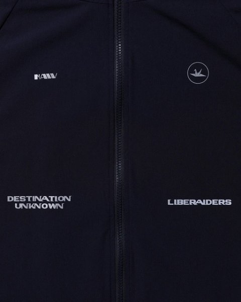 画像4: Liberaiders(リベレイダース)  OCTA WIND BREAKER (BLACK) OCTAウインドブレーカー トラックジャケット (ブラック) リフレクターパイピング リフレクタープリント Octa® オクタ® BEA (4)