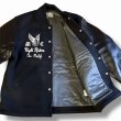 画像8: WHITESVILLE [ホワイツビル] 30oz. WOOL MELTON HALF LENGTH AWARD JACKET (BLACK) 30oz.ウールメルトンハーフレングスアワードジャケット (ブラック) スタジャン BEA (8)