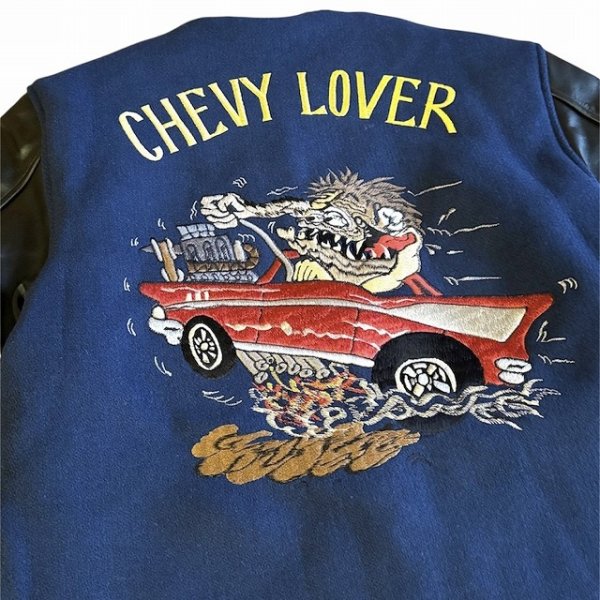 画像11: WHITESVILLE [ホワイツビル] 30oz. WOOL MELTON HALF LENGTH AWARD JACKET (NAVY) 30oz.ウールメルトンハーフレングスアワードジャケット (ネイビー) スタジャン BEA (11)