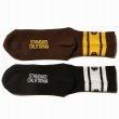 画像3: STANDARD CALIFORNIA [スタンダードカリフォルニア] SD Sports Socks-2P Type-2 [Black/White,Brown/Yellow] スポーツソックス2P タイプ-2 (ブラック/ホワイト、ブラウン/イエロー) BEA (3)