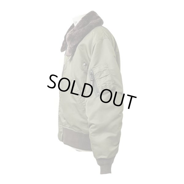 画像2: WAIPER [ワイパー] 米軍 U.S.AIR FORCE B-15B フライトジャケット ナイロン ムートンファー【WP20】BEA (2)