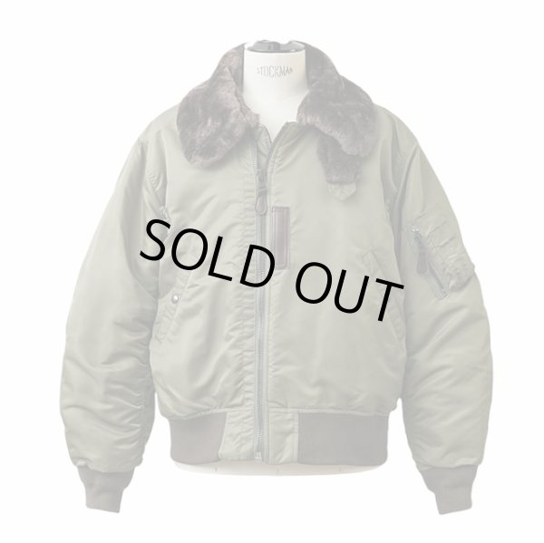 画像1: WAIPER [ワイパー] 米軍 U.S.AIR FORCE B-15B フライトジャケット ナイロン ムートンファー【WP20】BEA (1)