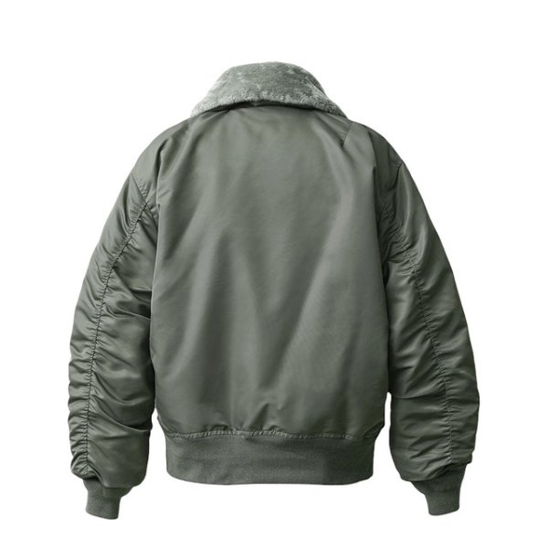 画像3: WAIPER [ワイパー] 米軍 U.S.AIR FORCE B-15D フライトジャケット ナイロン ムートンファー【WP27】BEA (3)