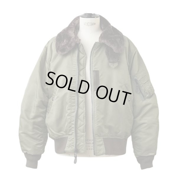 画像4: WAIPER [ワイパー] 米軍 U.S.AIR FORCE B-15B フライトジャケット ナイロン ムートンファー【WP20】BEA (4)