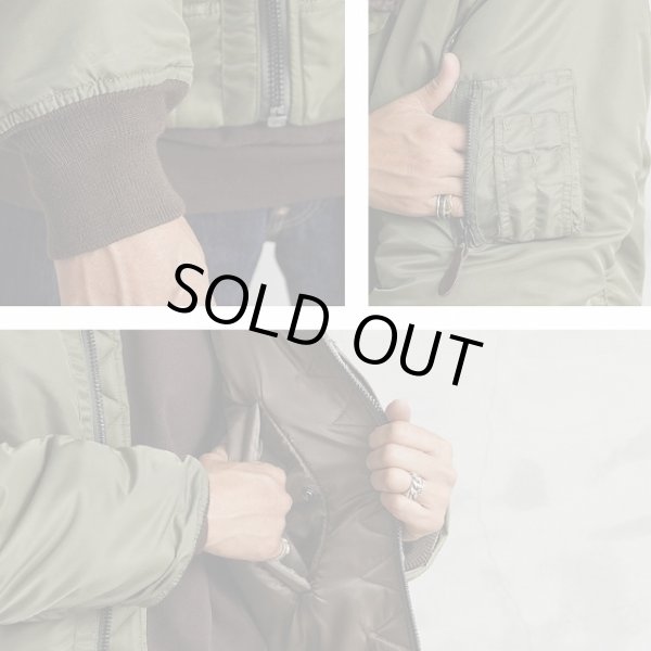 画像7: WAIPER [ワイパー] 米軍 U.S.AIR FORCE B-15B フライトジャケット ナイロン ムートンファー【WP20】BEA (7)