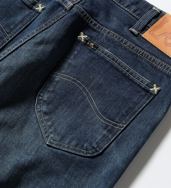 画像7: Lee [リー] AMERICAN RIDERS STRAIGHT CUT 101-Z (DEEP BLUE) アメリカンライダース ストレートジーンズ 101-Z デニムパンツ (濃色ブルー) 日本製 BEA (7)