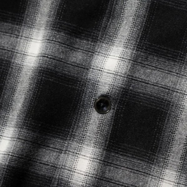 画像7: TOWN CRAFT [タウンクラフト] 50S W-FLAP OPEN COLLAR SHIRTS (BLACK,BEIGE) 50s ダブルフラップオープンカラーシャツ (ブラック,ベージュ) オンブレチェック BEA (7)