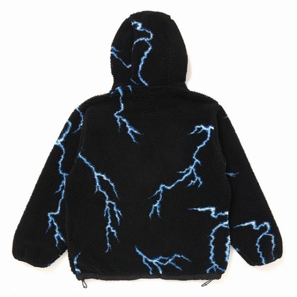 画像2: CHALLENGER [チャレンジャー] THUNDERBOLT BOA HOODIE (BLACK) サンダーボルトボアフーディ (ブラック) BEA (2)