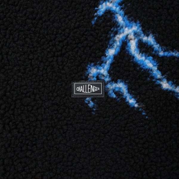 画像6: CHALLENGER [チャレンジャー] THUNDERBOLT BOA HOODIE (BLACK) サンダーボルトボアフーディ (ブラック) BEA (6)