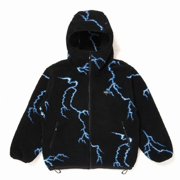 画像1: CHALLENGER [チャレンジャー] THUNDERBOLT BOA HOODIE (BLACK) サンダーボルトボアフーディ (ブラック) BEA (1)