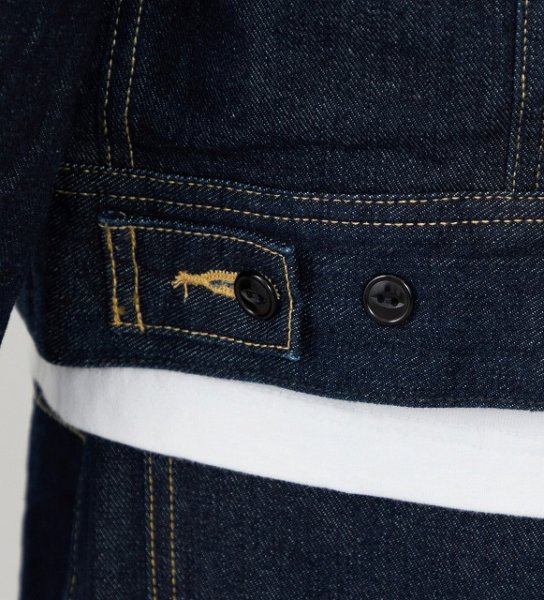 画像8: Lee [リー] STORM RIDER DENIM JACKET (INDIGO BLUE) ストームライダー デニムジャケット (インディゴ ブルー) ブランケットライナー BEA (8)