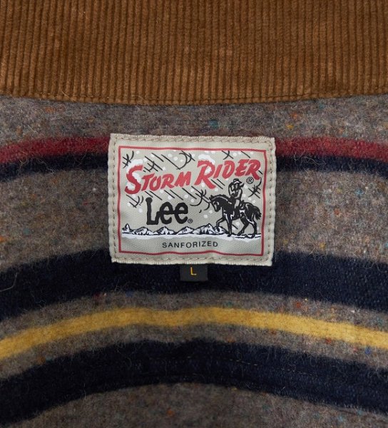 画像4: Lee [リー] STORM RIDER DENIM JACKET (INDIGO BLUE) ストームライダー デニムジャケット (インディゴ ブルー) ブランケットライナー BEA (4)