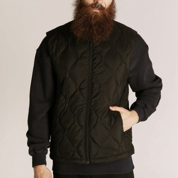 画像4: Schott [ショット]  xTAION タイオン INNER DOWN VEST (BLACK) インナーダウンベスト (ブラック)  BEA  (4)