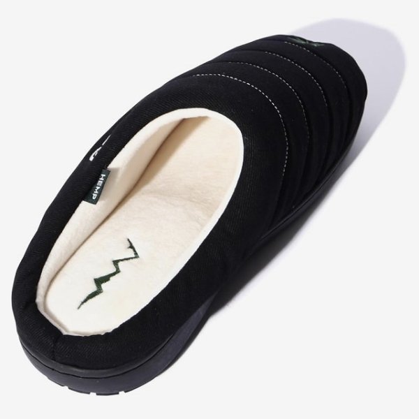 画像4: SUBU x MANASTASH HEMP EMB SANDAL  (BLACK) スブ × マナスタッシュ ヘンプエンブレムサンダル (ブラック) BEA (4)