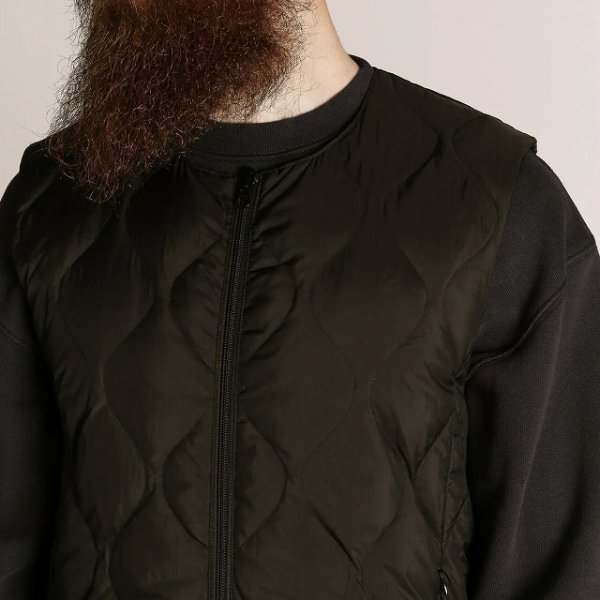 画像7: Schott [ショット]  xTAION タイオン INNER DOWN VEST (BLACK) インナーダウンベスト (ブラック)  BEA  (7)