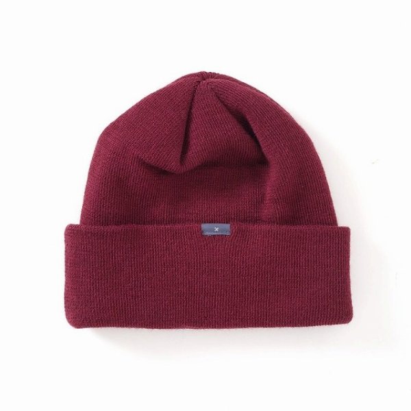 画像5: CHALLENGER [チャレンジャー] CRASH LOGO KNIT CAP (BLACK,BURGUNDY) クラッシュロゴニットキャップ (ブラック,バーガンディー) BEA (5)