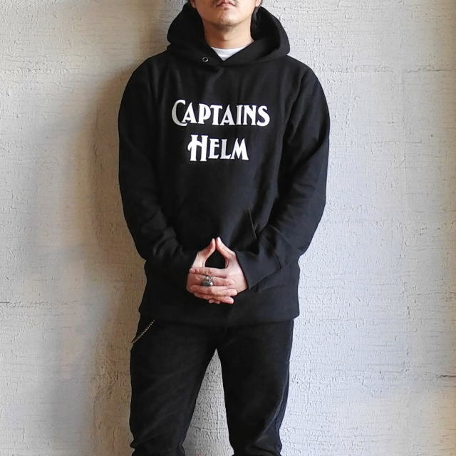 captains helm ロゴパーカー キャプテンズヘルム サイズL-