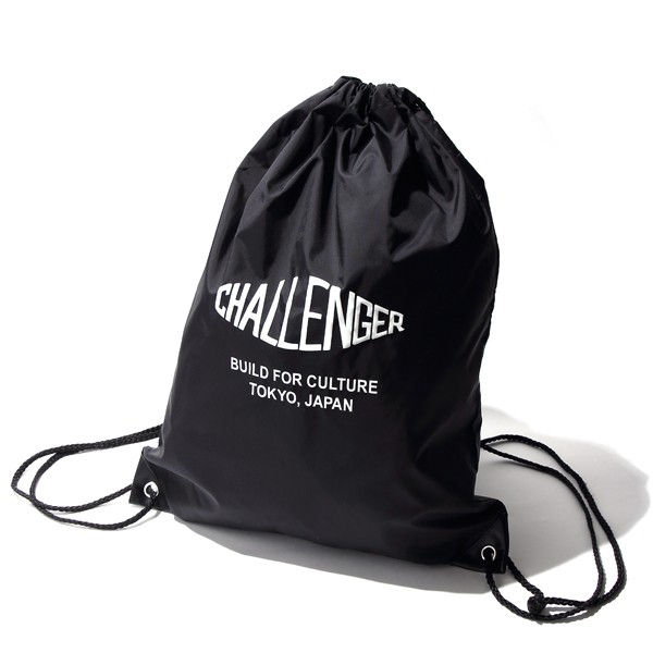 CHALLENGER [チャレンジャー] NYLON LOGO BAG (BLACK) ナイロンロゴ 