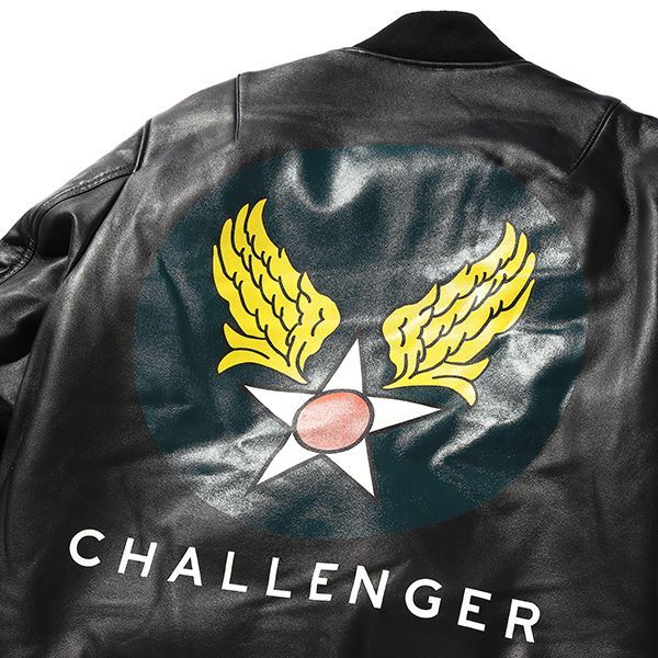 CHALLENGER [チャレンジャー] LEATHER FLIGHT JACKET レザーフライト 