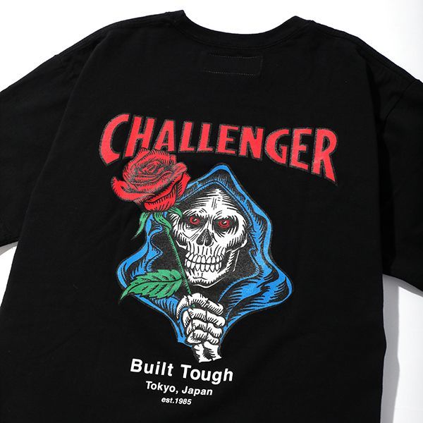 超可爱 レア CHALLENGER/チャレンジャー Tシャツ L スカル TEE Tシャツ/カットソー(半袖/袖なし