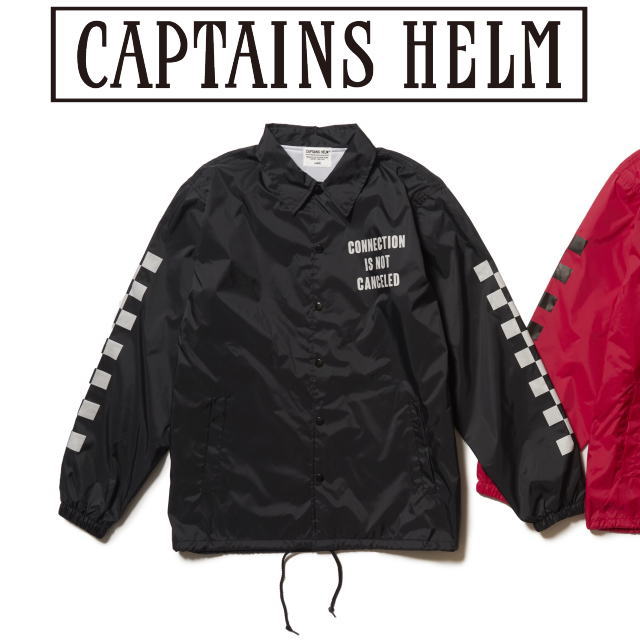 SUNNY C SIDER × Captains Helm [サニーシーサイダー×キャプテンヘルム] CHECKER LOGO COACH
