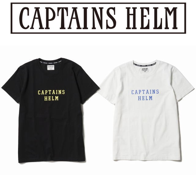 Captains Helm [キャプテンヘルム] GOLDEN STATE TEE (BLACK,WHITE 
