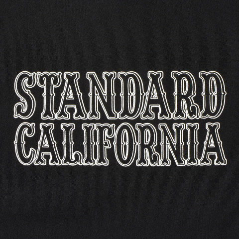 STANDARD CALIFORNIA [スタンダードカリフォルニア] R.W. Logo Sweat [BLACK] リバースウィーブロゴスエット ( ブラック) AJA