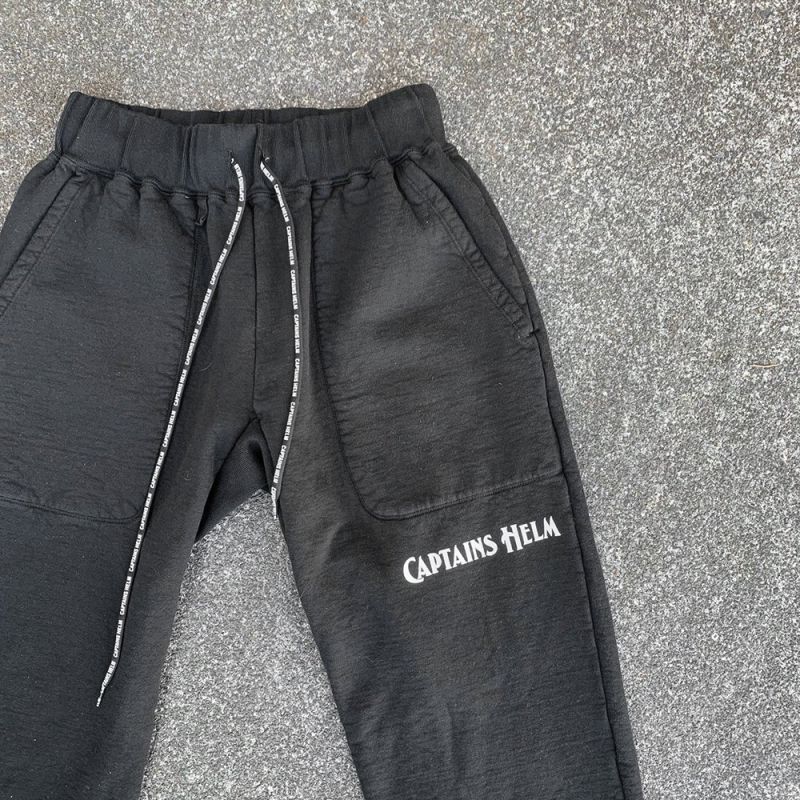 Captains Helm [キャプテンズヘルム] CALIFORNIA COTTON WARM SWEAT PANTS (BLACK)  カリフォルニアコットンウォームスエットパンツ (ブラック) AKS
