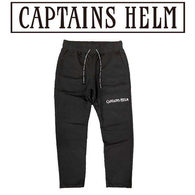 Captains Helm [キャプテンズヘルム] CALIFORNIA COTTON WARM SWEAT PANTS (BLACK)  カリフォルニアコットンウォームスエットパンツ (ブラック) AKS