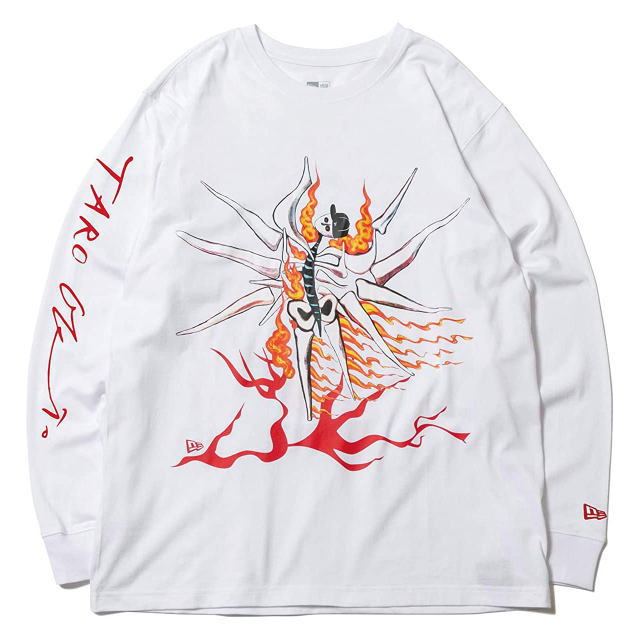 NEW ERA [ニューエラ] Taro Okamoto LS Tee [WHITE] 岡本太郎 明日の 