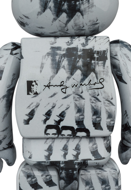 [在庫あり] MEDICOM TOY [メディコムトイ] BE@RBRICK Andy Warhol's ELVIS PRESLEY 1000％  ベアブリック アンディ・ウォーホル エルヴィス・プレスリー AKS