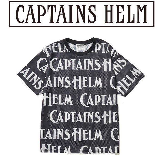 Captains Helm [キャプテンヘルム] SURFING MESH TEE (BLACK 