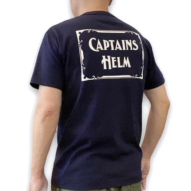 Captains Helm [キャプテンズヘルム] STENCIL BOX LOGO TEE [BLACK 
