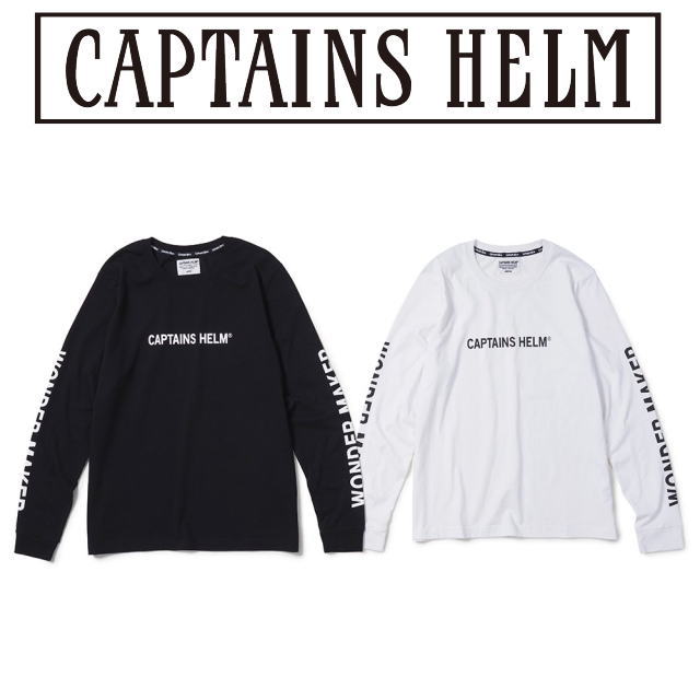 Captains Helm [キャプテンズヘルム] WONDER MAKER L/S TEE [BLACK,WHITE] ワンダーメーカー