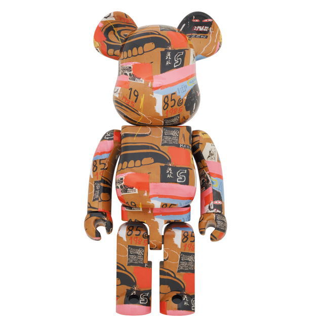 8月21日販売] MEDICOM TOY [メディコムトイ] BE@RBRICK Andy Warhol × JEAN-MICHEL BASQUIAT  #2 1000％ ベアブリック アンディ・ウォーホル ジャンu003dミシェル・バスキア #2 BAA