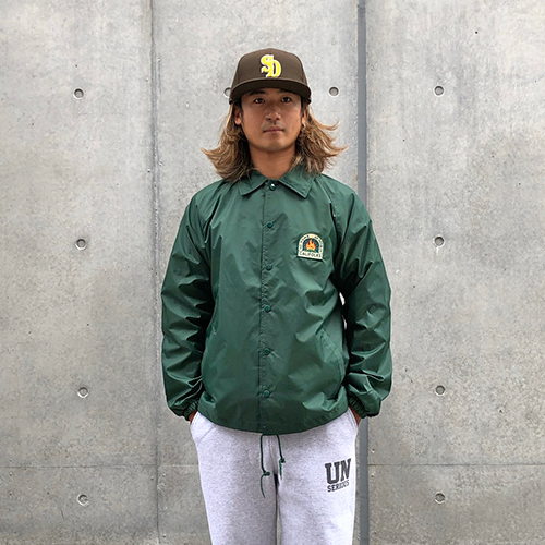 STANDARD CALIFORNIA [スタンダードカリフォルニア] CALIFOLKS CoAch Jacket [Green] カリフォークス コーチジャケット (グリーン) BAA