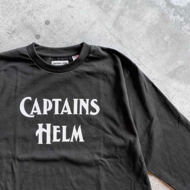Captains Helm [キャプテンヘルム] BACTERIA-PROOF LOGO L/S TEE 
