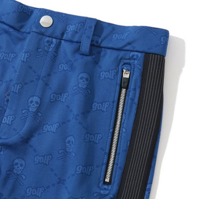 MARK&LONA Ruler JQ Pants ロゴ 総柄 ベージュ golf