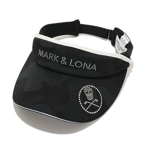 MARK&LONA [マーク＆ロナ] Gauge Visor Wide Brim [PINK,BLACK,WHITE 