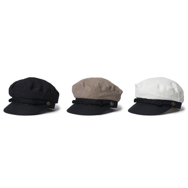 Captains Helm [キャプテンヘルム] CAPTAIN HAT [BLACK,BEIGE,WHITE 