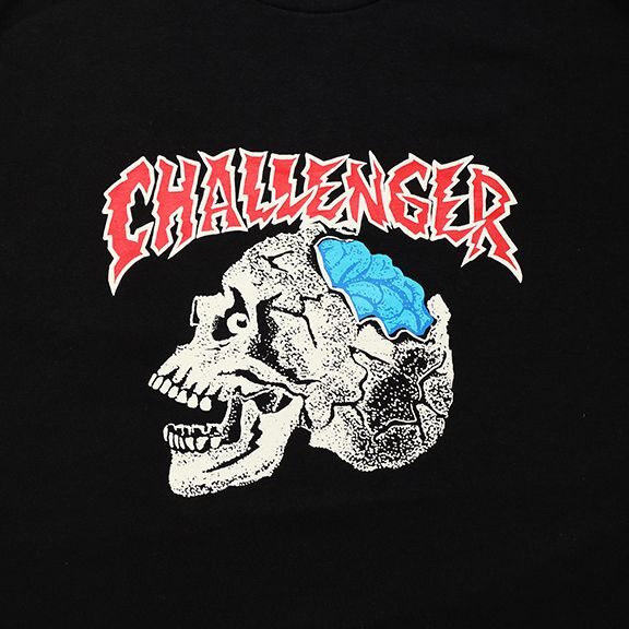 challenger スカルシャツ