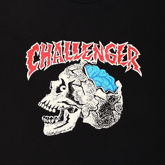 チャレンジャー　ロングスリーブTシャツ/CHALLENGER スカル Lサイズ