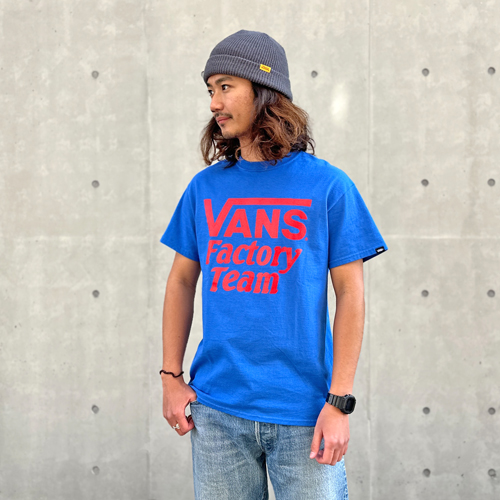 VANS × STANDARD CALIFORNIA [バンズ×スタンダードカリフォルニア] Logo T 20th Anniversary.  [WHITE,BLACK,BLUE] ロゴTシャツ20周年アニバーサリー (ホワイト、ブラック、ブルー) BCS