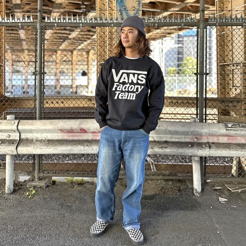 在庫僅少】 Logo SD × VANS スタンダードカリフォルニア T キムタク