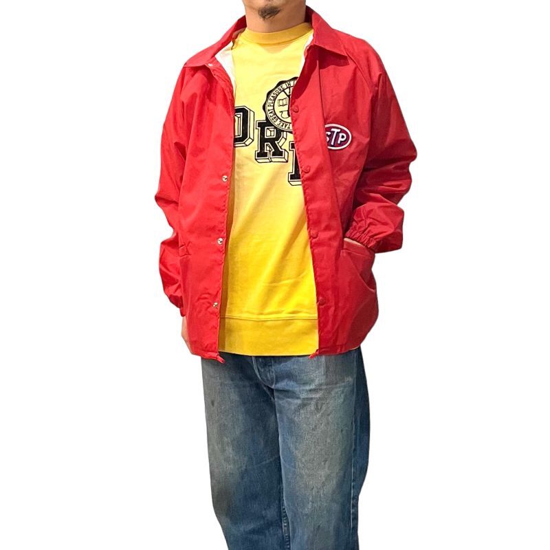 STP [エスティーピー] US MADE COACH JACKET [RED] USメイド コーチ