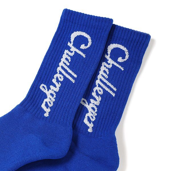 チャレンジャー CHALLENGER 「LOGO SOCKS」 ソックス BK - レッグウェア