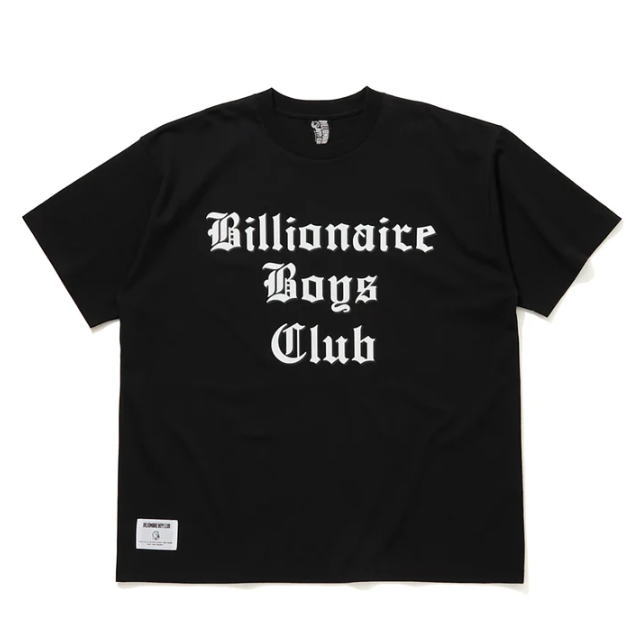 BILLIONAIRE BOYS CLUB [ビリオネアボーイズクラブ] COTTON T-SHIRT_B [BLACK] コットンTシャツ_B  (ブラック) BDS