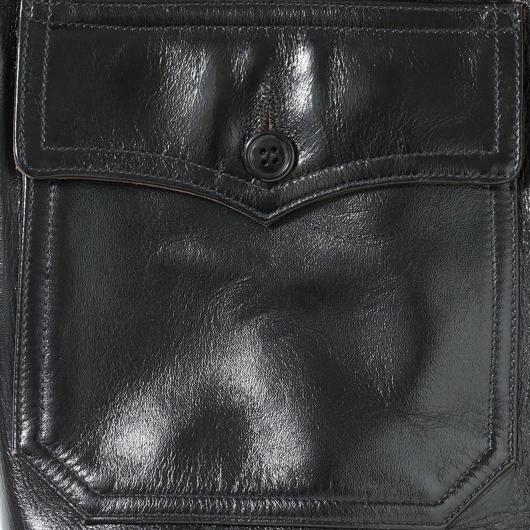 BUZZ RICKSON'S [バズリクソンズ] WILLIAM GIBSON COLLECTION Type BLACK AN-J-3A  HORSEHIDE MODEL ウィリアム・ギブソンコレクション タイプ ブラック N-J-3A ホースハイドモデル BDA